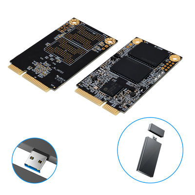 MSATA Commercial SSD External Solid Hard Drive 128GB To 2TB Shock Resistance