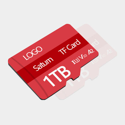 Plastic Memory TF Card Class 10 16GB-512GB Fast Data Transfer For Security Camera
