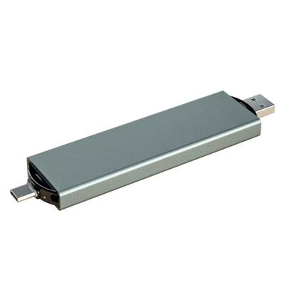 Type C USB3.0 SSD External Hard Drive M.2 Nvme Sata Dual Interface Design For Laptop