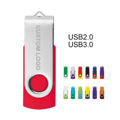 64g 32g 16g8g USB Flash Memory Disk 360 Degree Rotating Flash Drive Enterprise Logo